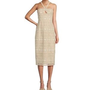 Stunning Crochet Lace Midi Dress